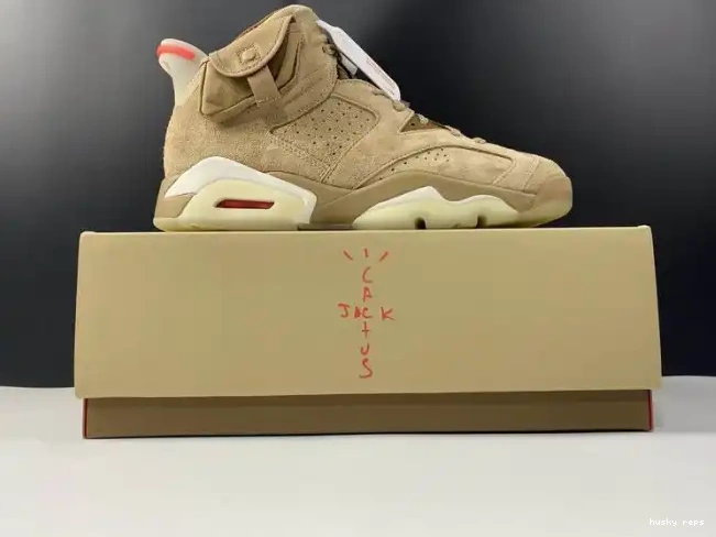 Cheap Husky Khaki DH0690-200 Scott Travis British Jordan Retro Air 6 0605